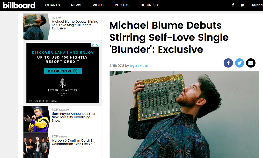 Michael Blume - Blunder Lyrics